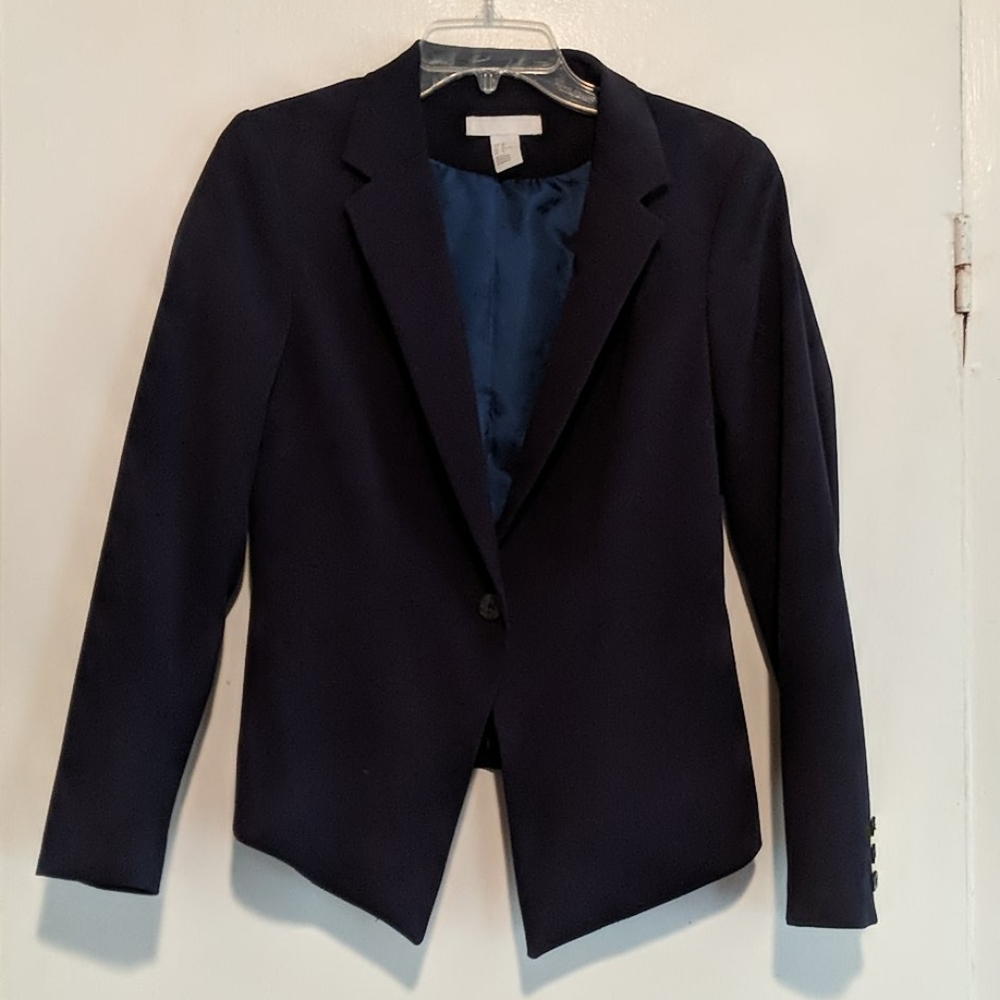H&M Navy Blazer. Size 10.